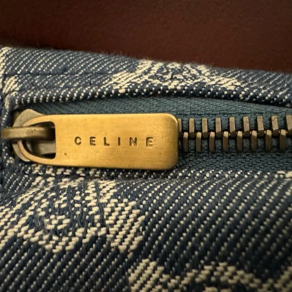 Celine Macadam denim belt bag - Picture 4 of 12